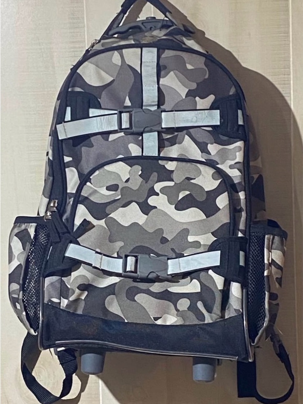Camouflage Gray Pottery Barn Backpack - Durable Everyday Bag